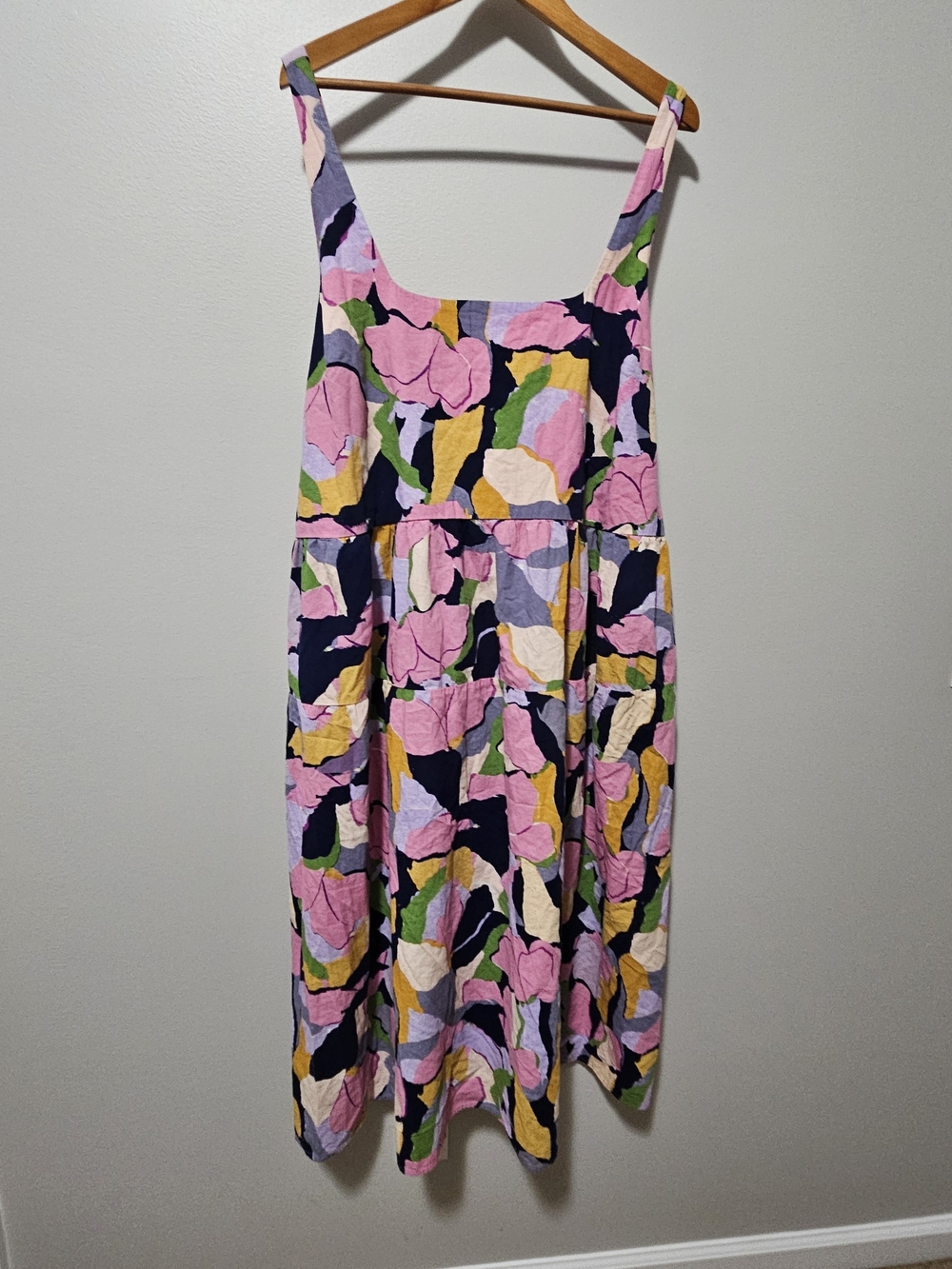 Ava & Viv Pink, Navy & Yellow Floral Sundress